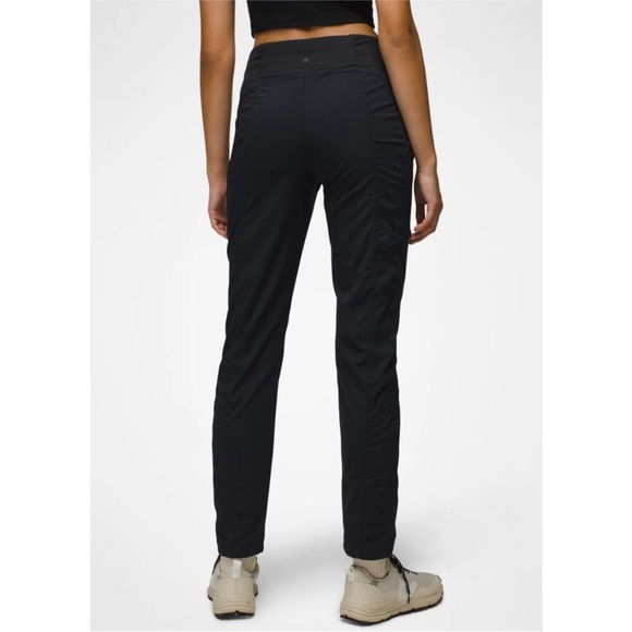 prAna Women's Koen Outdoor Pants M Mid Rise Drawcord Stretch Pull On UPF50+ NWT - Picture 2 of 3